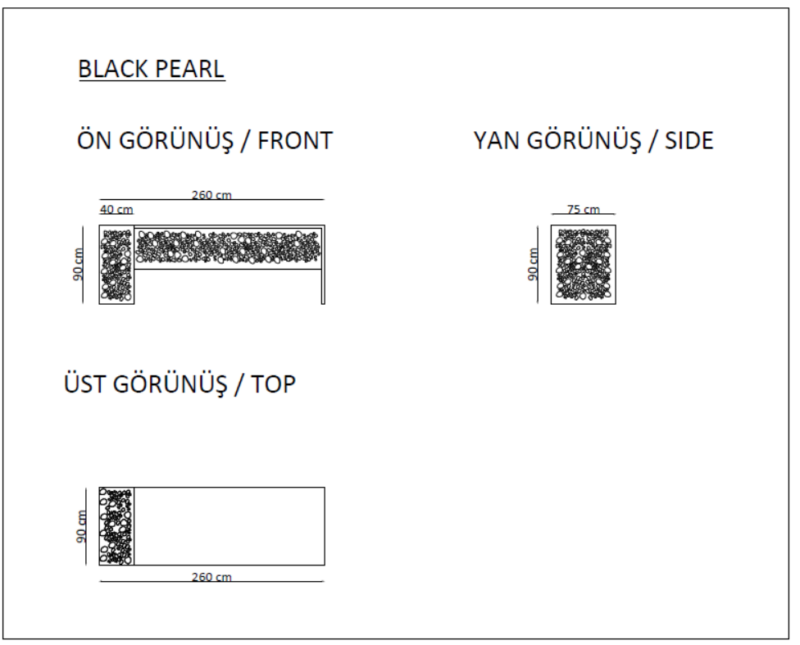 Mod Tasarım | Black Pearl Makam Masası