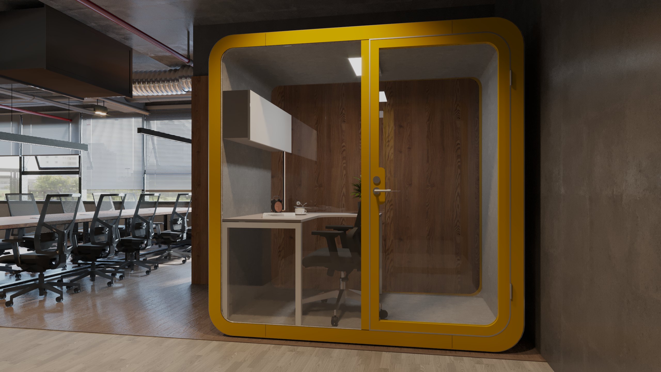 Mod Tasarım | Cuby İkili Phone Booth Akustik Kabinler